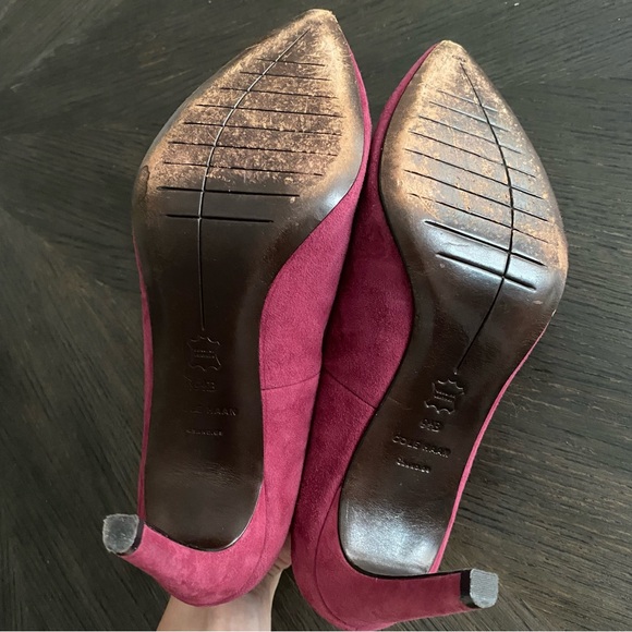 Cole Haan Suede Pumps sz 9.5 - Picture 5 of 8